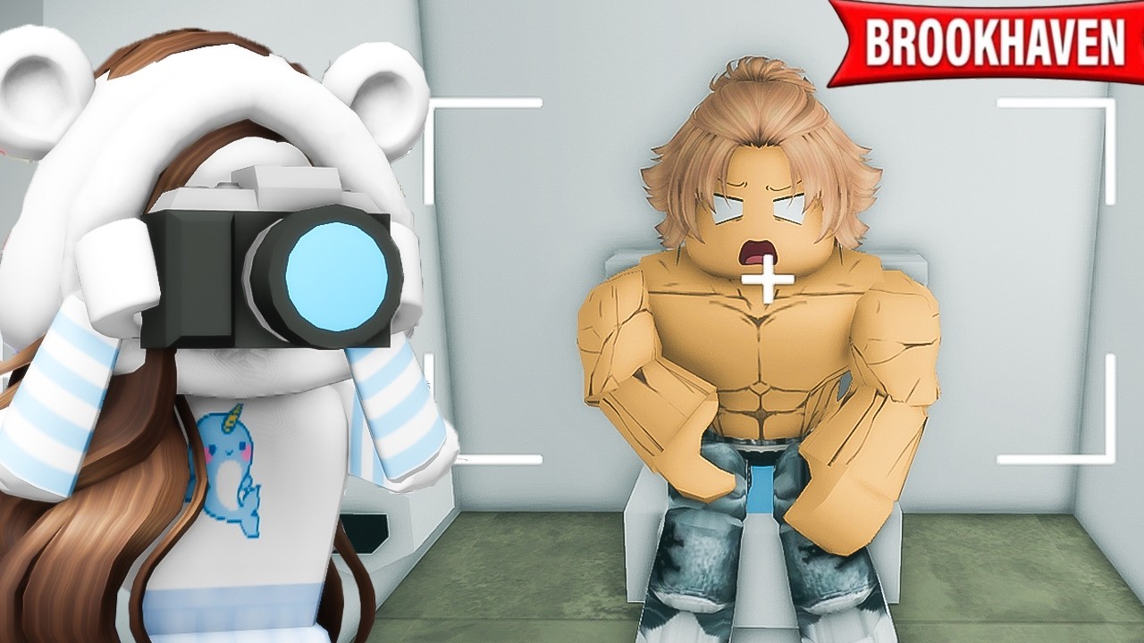 SPIO I GIOCATORI CON LA FOTOCAMERA DI BROOKHAVEN ROBLOX!