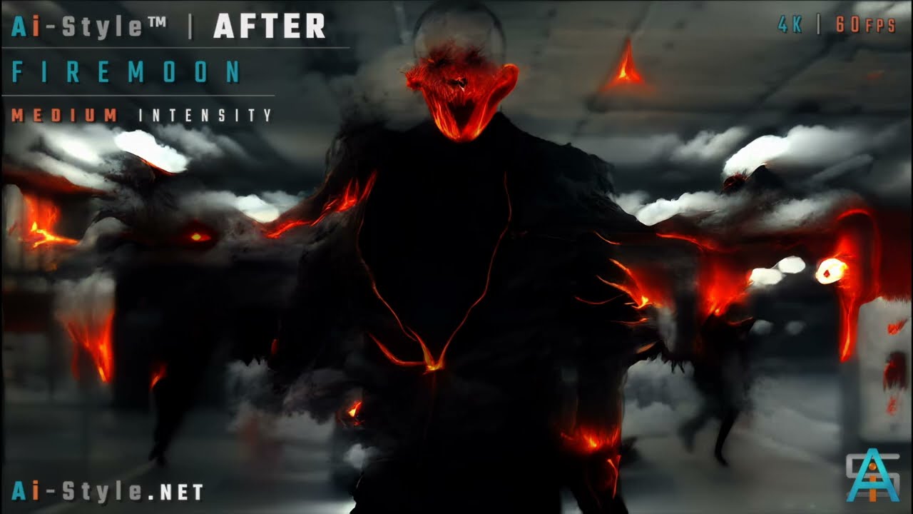 Ai-Style™ | Demo 2 | FIREMOON | MEDIUM Intensity | 4K | 60FPS