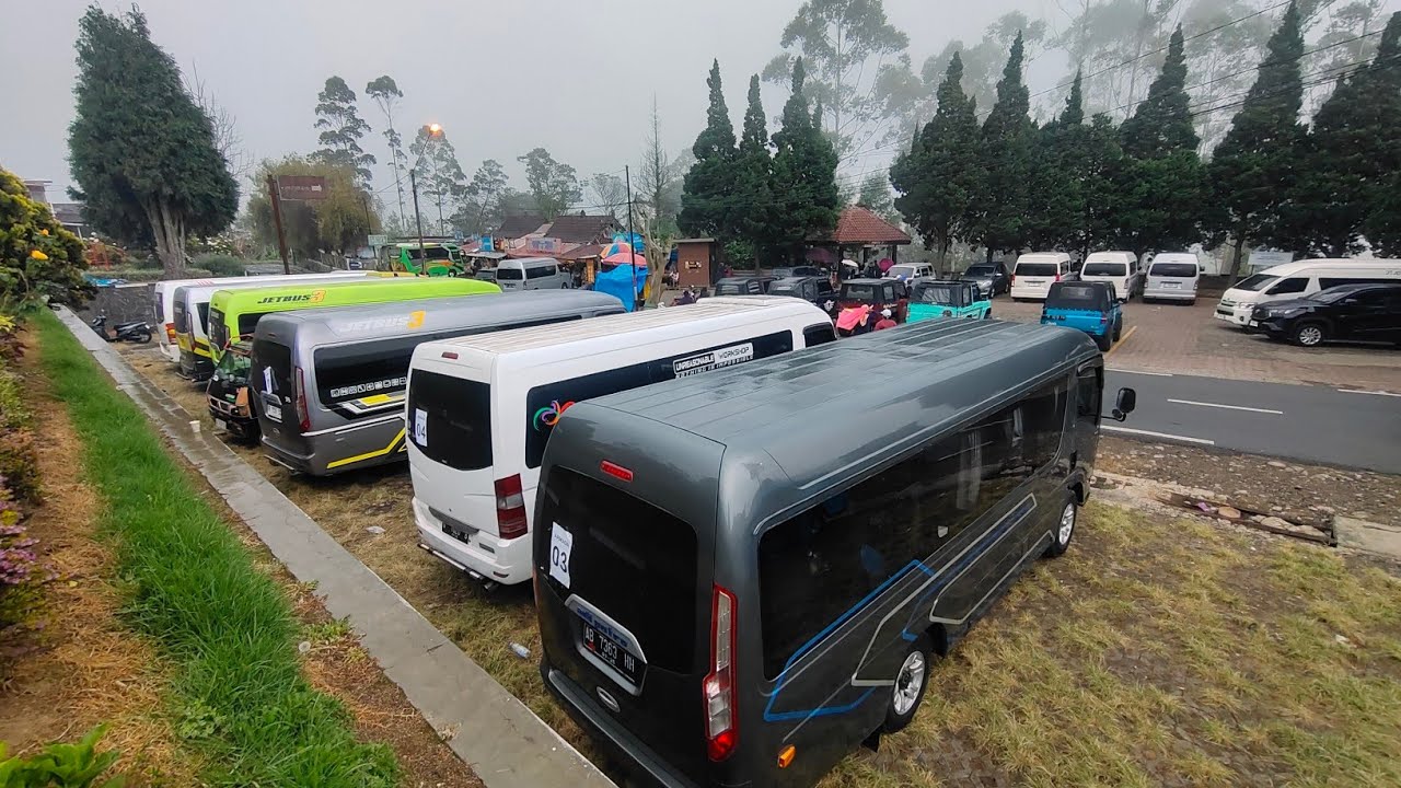 Деревня Бедол, жители деревни Бантулан отправляются на пикник в Диенг, поездка 7 ELF GIGA LONG