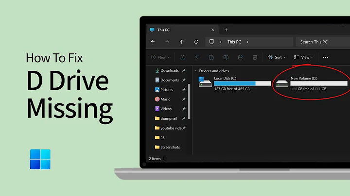 How to Fix D Drive Missing in Windows 11/10/8/7 | How To Fix E, F Drive Suddenly Disappeared
