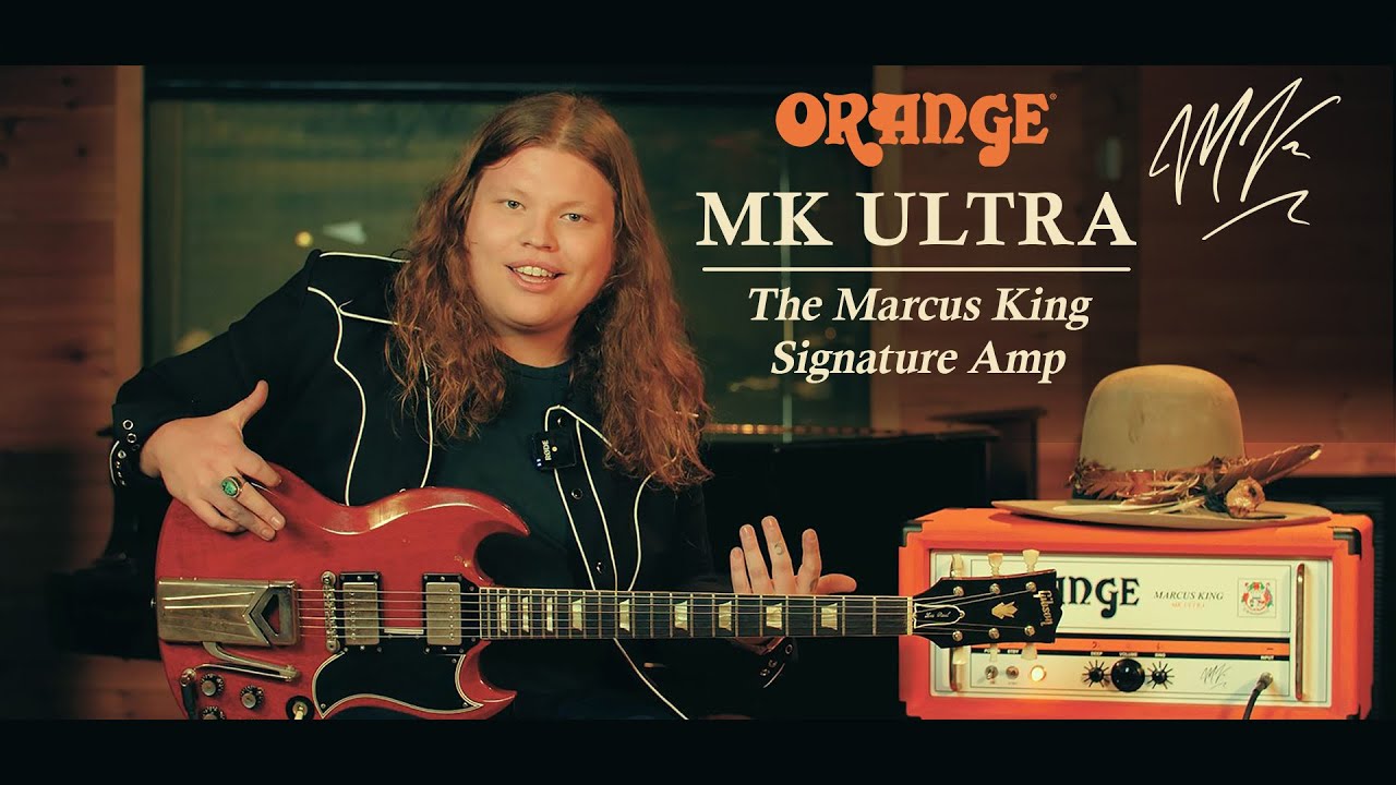 Marcus King introduces his Orange signature model MK ULTRA