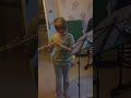 Marius élève de deuxième année dans notre classe de flûte traversière