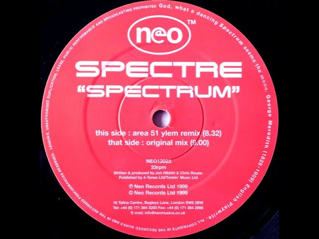 YouTubeでSpectre - Spectrum (Rework, Remaster)を視聴 YouTubeでSpectre - Spectrum (Rework, Remaster)を視聴