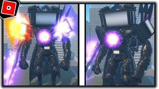 ALL NEW UPGRADED TITAN TV MAN MORPH in OMEGA TITANS ROLEPLAY - Roblox