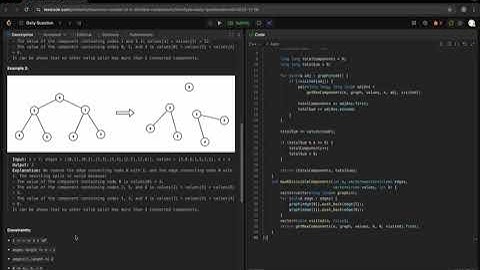 Leetcode: 2872. Maximum Number of K-Divisible Components