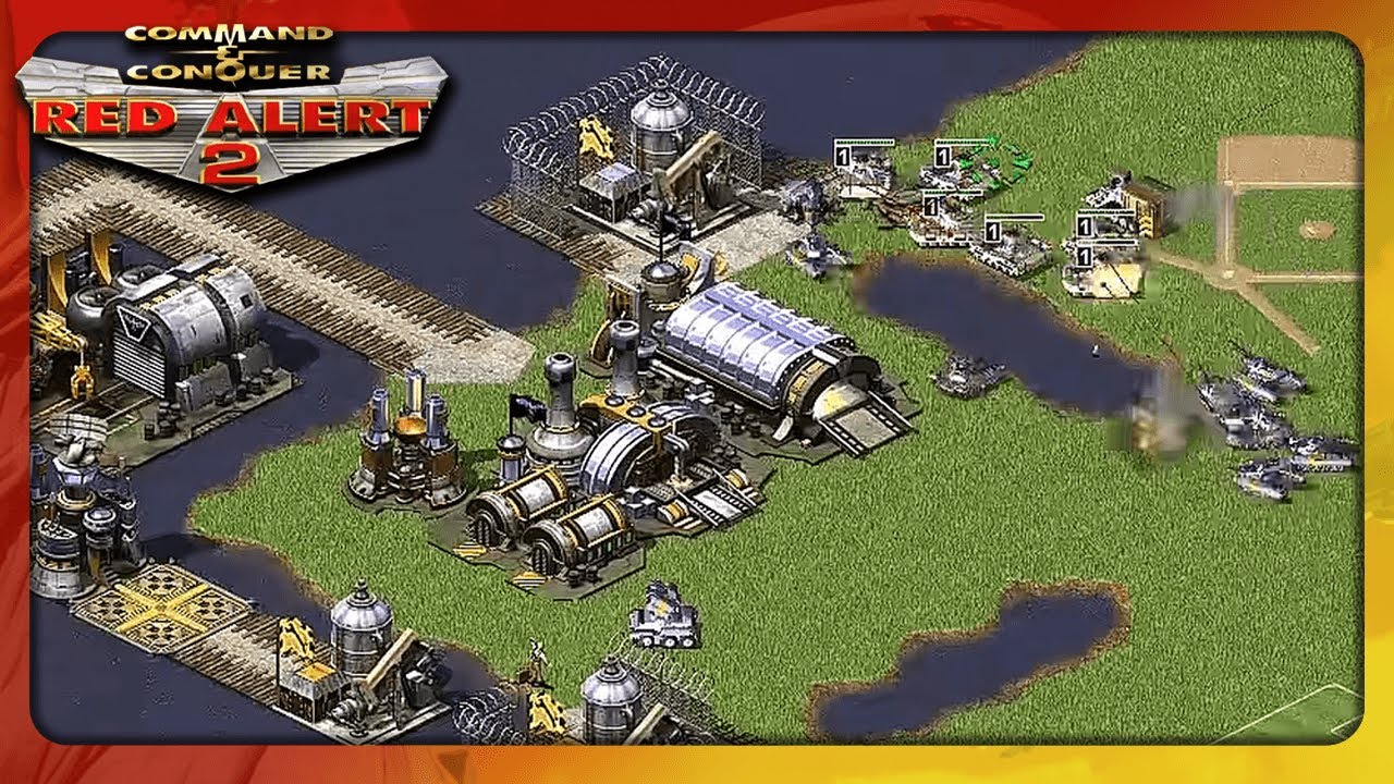 Alpine Red Alert Red Alert 2 Online 7 vs1 红警开局满屏空降!落地工程师变攻城狮! |Red alert 2#紅警 #08紅警 #紅色 ...