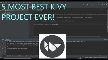 Most 5 Best Python Kivy Projects Ever [python language 2023]