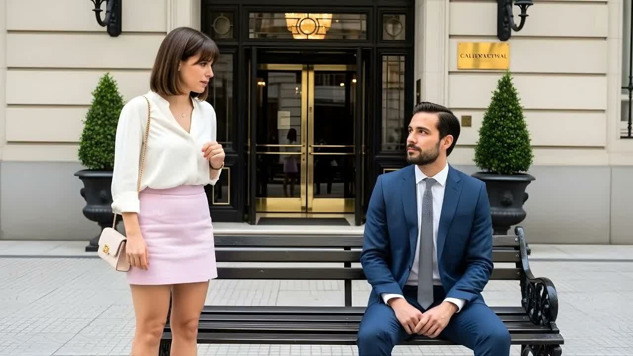 FINGE SER MI NOVIO LE SUPLICÓ AL HOMBRE DEL BANCO, RESULTÓ SER UN MILLONARIO QUE CAMBIARÍA TODO