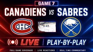 Game 7 - Montreal Canadiens vs. Buffalo Sabres Live Streaming Score, Play-By-Play, News, Updates
