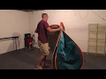 ZOMAKE TM0071A Pop up beach tent 2-3 person take down instructions. Best video. Slow motion replay.