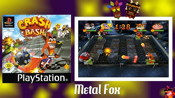 Crash Bash - Metal Fox - [Trophy + Gem + Crystal] || Warp Room 3