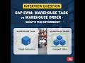 3 SAP EWM Warehouse Task (WT) in Telugu | Real-Time Scenarios for Interviews