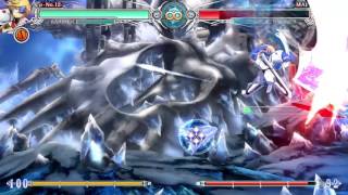 BBCF μ-12 (Mu-12) Throw Midscreen Combo