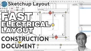 How to create Electrical Layouts in Sketchup Complete Process