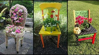 diy garden chair planter | diy planters outdoor | garden ideas