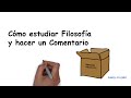 Cómo estudiar Filosofía