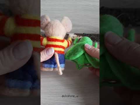 Video: Felted toys: hobbies and part-time jobs