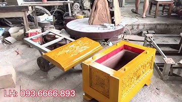 Trong quan ngoài quách, Quách Gỗ Vàng Tâm vừa kích thước "Mộ Đá 58 x 89" | Nguyễn Văn Cương