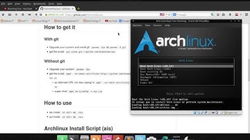 Howto: Arch Linux Ultimate Install Script