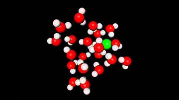 Molecular dynamics simulation of proton hopping in a small water cluster