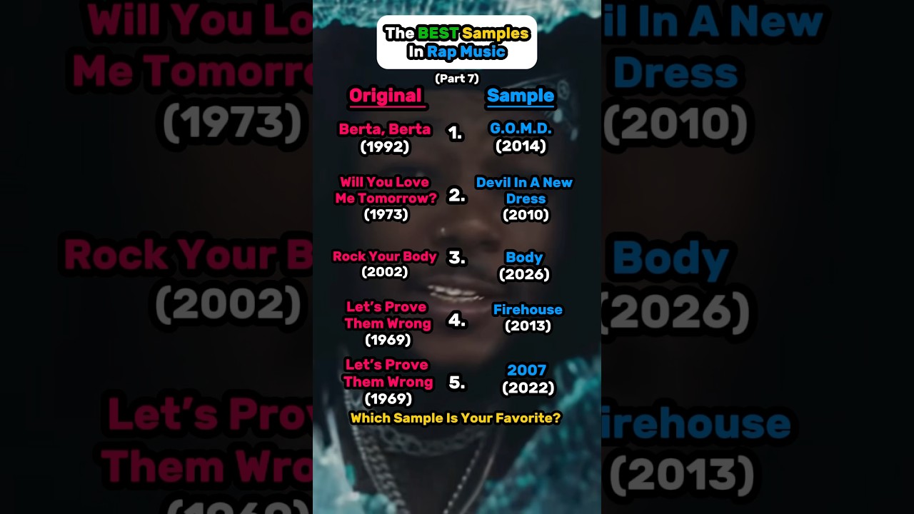 Лучшие сэмплы в рэп-музыке (Часть 7) 