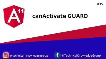 Angular 11 - canActivate Guard in Angular 11 #tutorial 35