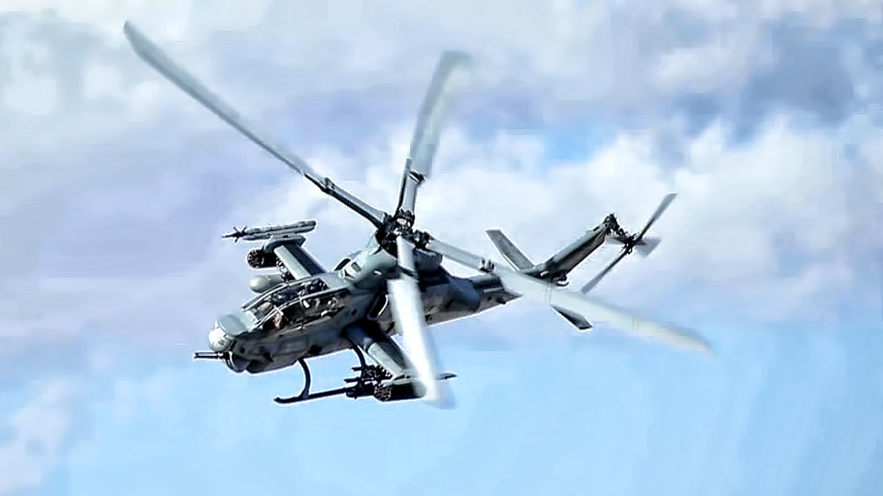 Viper Helicopters Fire Hydra Rockets & M197 Cannons • CASEX - YouTube