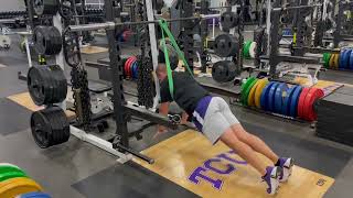 Band Assisted Pushup Jumps Continuous
