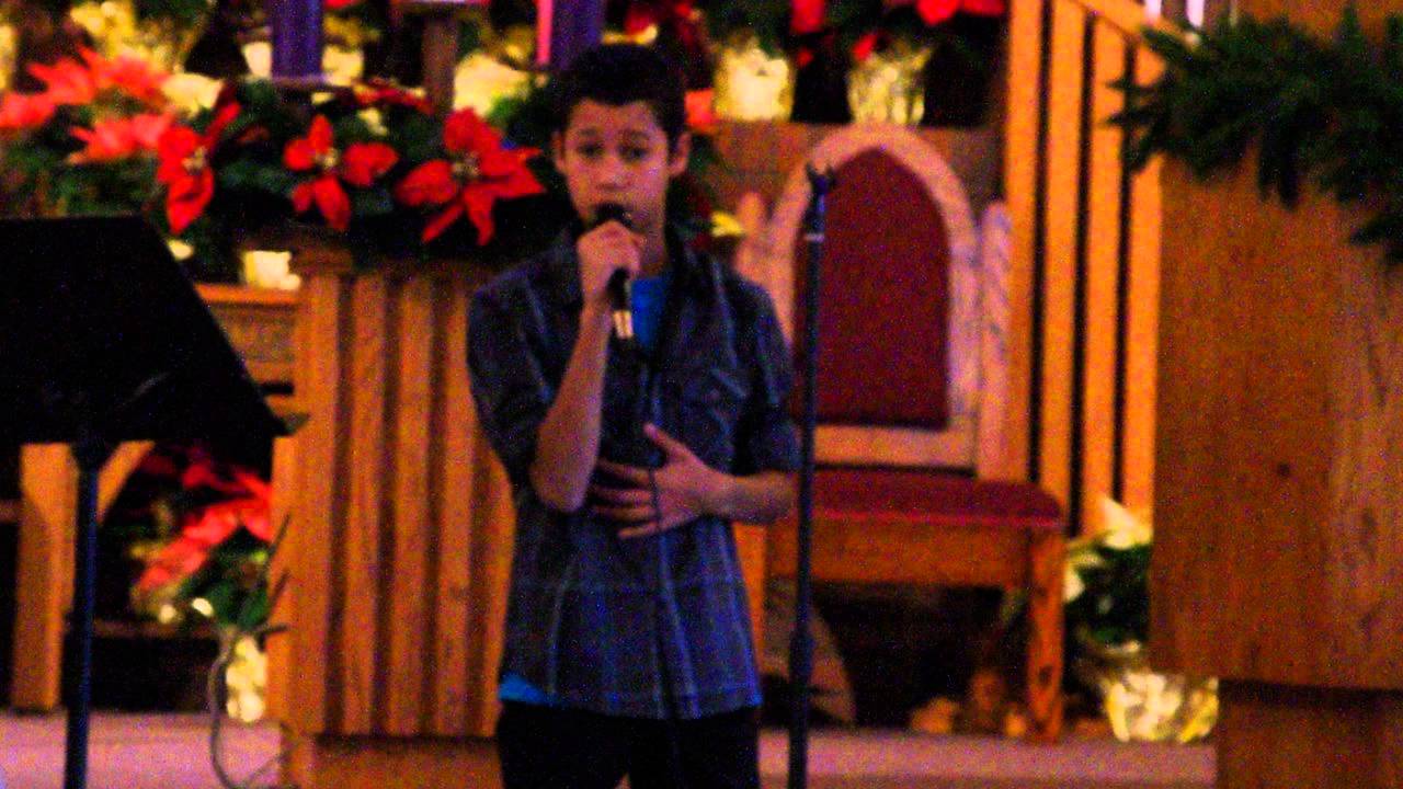 Jordan Rieny Jordan Riney singing This Christmas by Chris Brown - YouTube