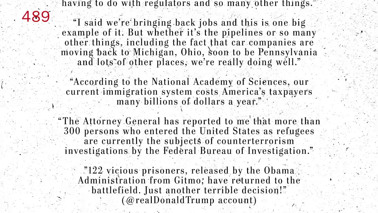 President Trump topped 1,000 false or misleading claims. Here they are.