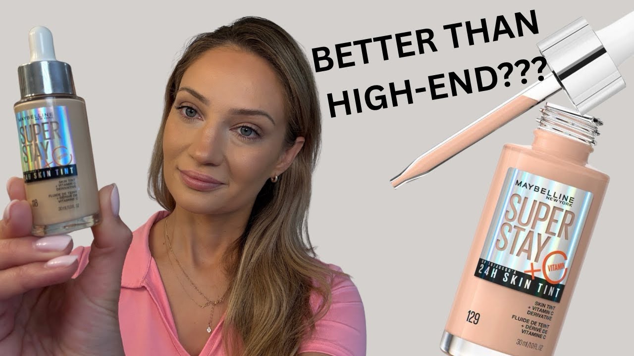Wear Test - Maybelline Super Stay 24HR Skin Tint Foundation - Review 