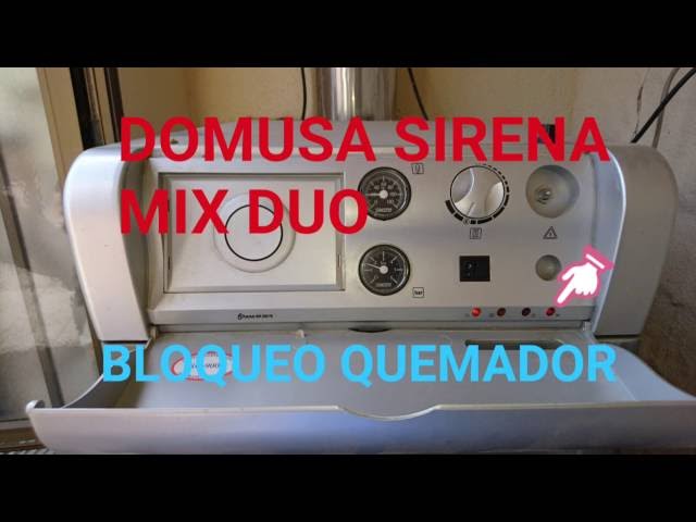 DOMUSA BLOQUEO DEL QUEMADOR 2 BOBINA QUEMADA SE ENCIENDE LUZ ROJA Y NO SALE GASOIL POR CAÑÓN