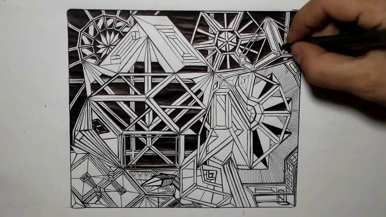 The 15th 'Just Going For It' Bic Pen Drawing - YouTube