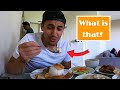 Indian Bengali family invite American guy to eat authentic Bengal Indian lunch