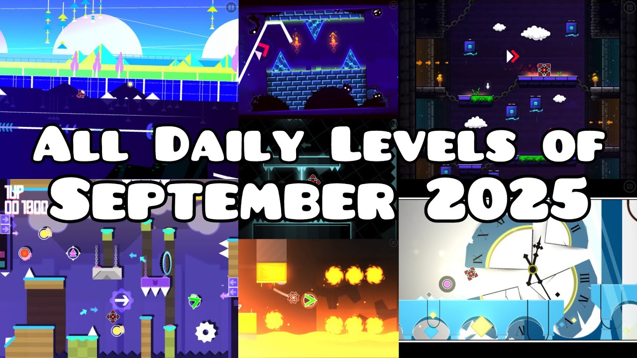 All Daily Levels of September 2025! (W/Coins) | Geometry Dash ...