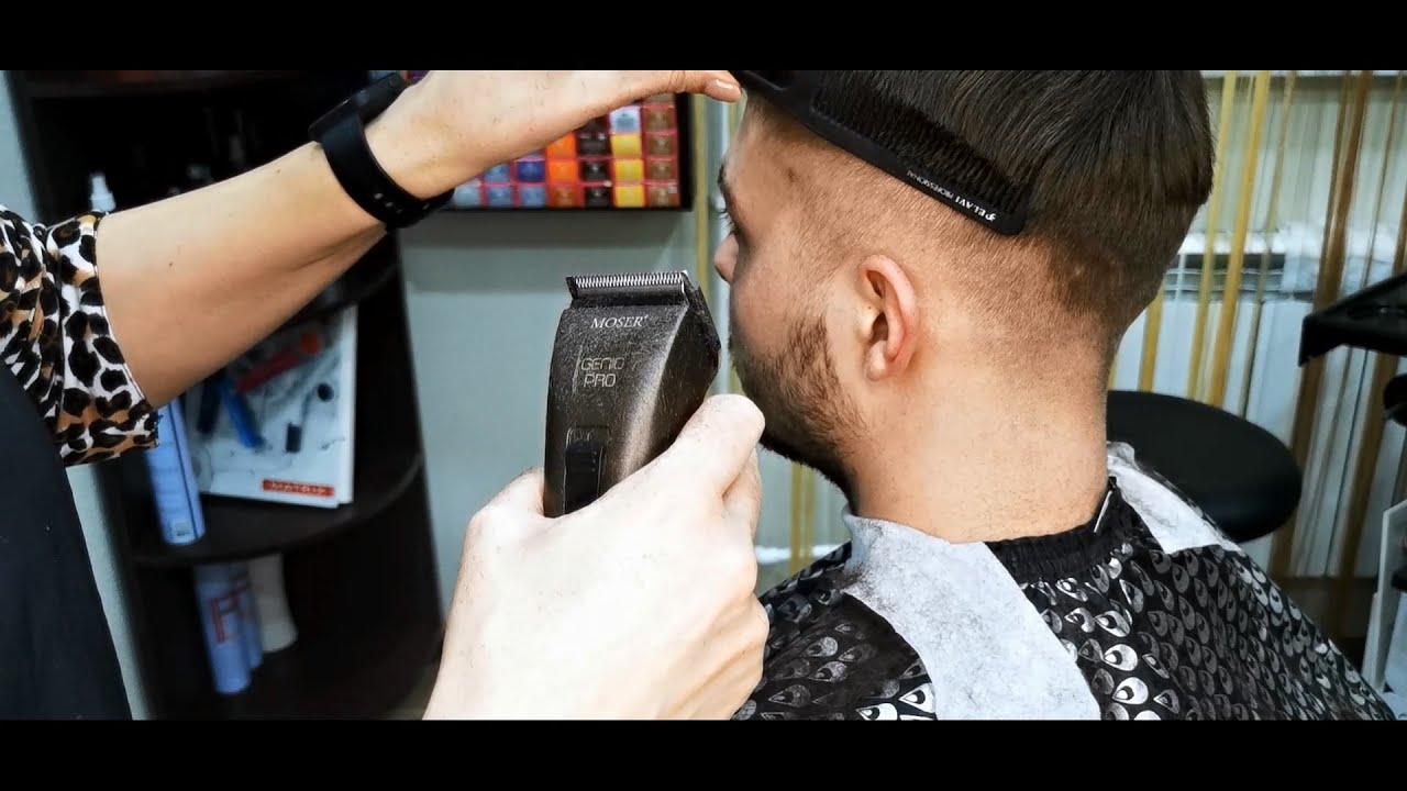 Мужская стрижка-Новые машинки