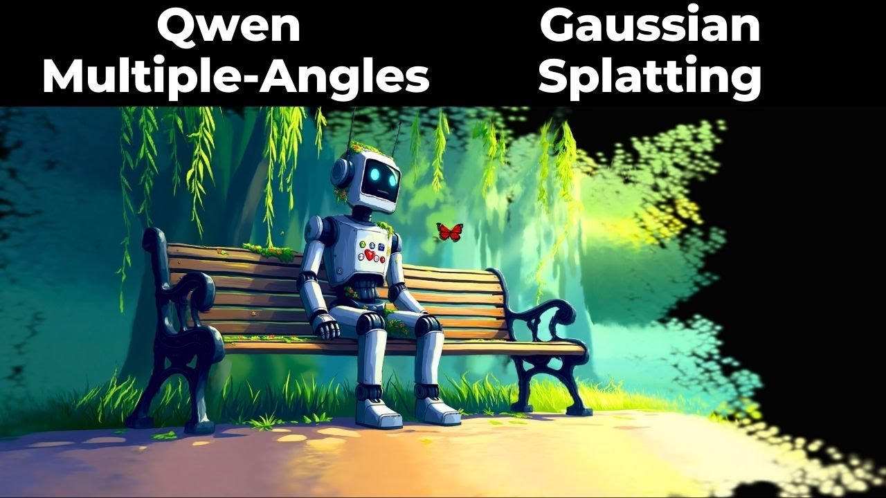 Qwen: Множественные углы и 3D-гауссово распределение | Генерация нескольких углов из ОДНОГО изобр...