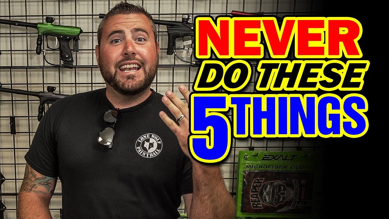Top 5 Things NOT to DO in SPEEDBALL | #1 IS A MUST TO WIN | NXL Paintball Tournaments