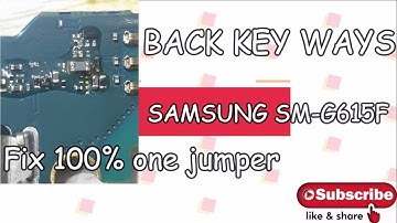 Samsung sm-g615f j7 max back button not working one jumper 100% solution