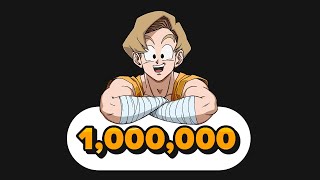 hitting 1,000,000 subscribers