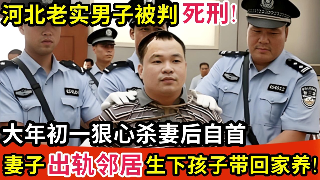 河北老实男子被判死刑!大年初一狠心杀妻,在外打工十年妻子出轨邻居,甚至生下邻居的孩子带回家养!