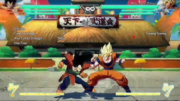 Base Vegeta OTG Command Grab Extensions w/ Krillin Assist