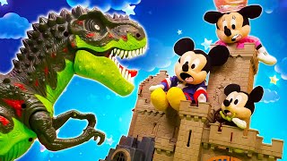 Микки Маус Против Динозавра! 😨🐲 Видео Для Детей Про Игрушки Микки Маус На Русском Языке
