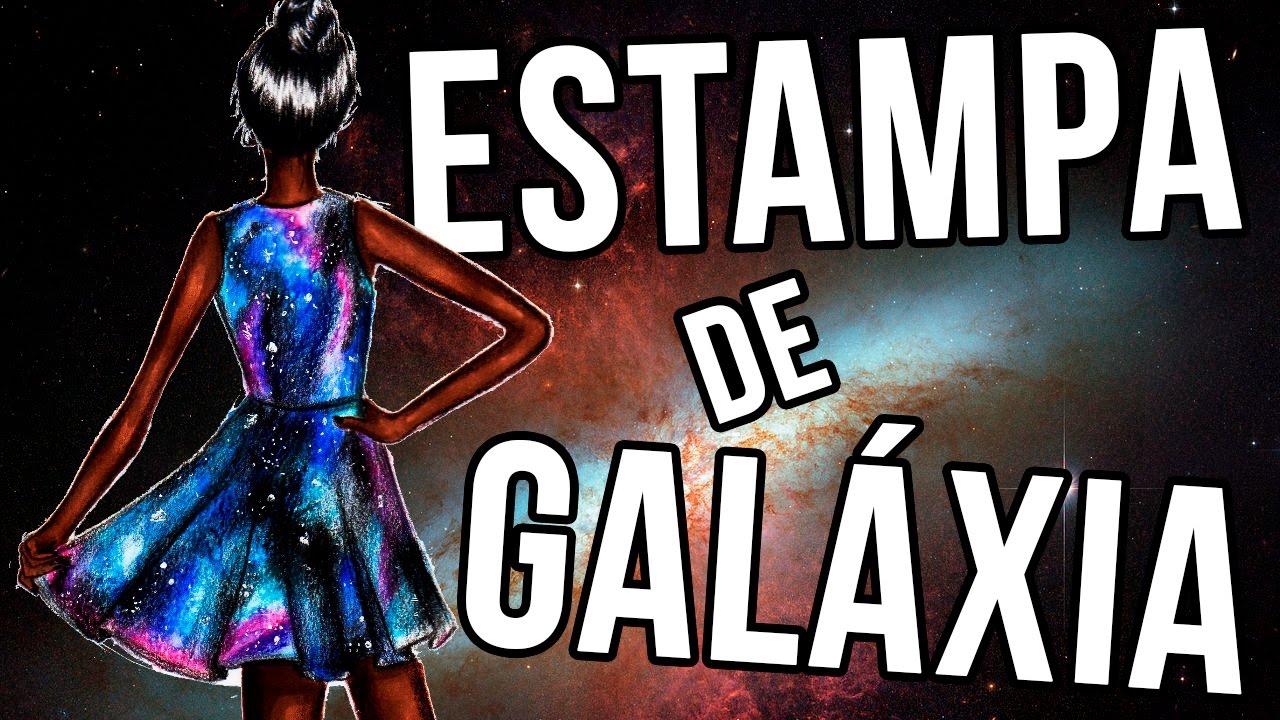 Como desenhar Galaxy Print | TUTORIAL DE DESENHO
