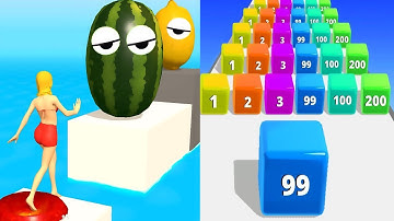 Squeezy Girl VS Marble Run 3D - Gameplay Walkthrough - All Levels IOS, Android