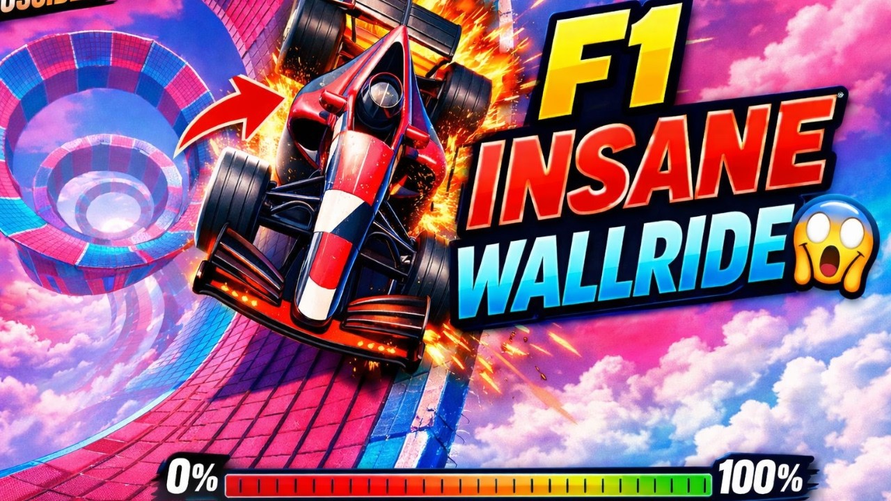 Wall Ride F1 GTA 5 F1 Wallride Challenge 🔥 0% to 100% Completion - YouTube