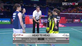 [BWF] WD - Finals | TAN & THINA vs MATSU & NAGA H/L