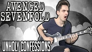 Avenged Sevenfold | Unholy Confessions | GUITAR COVER (2020)   Screen Tabs