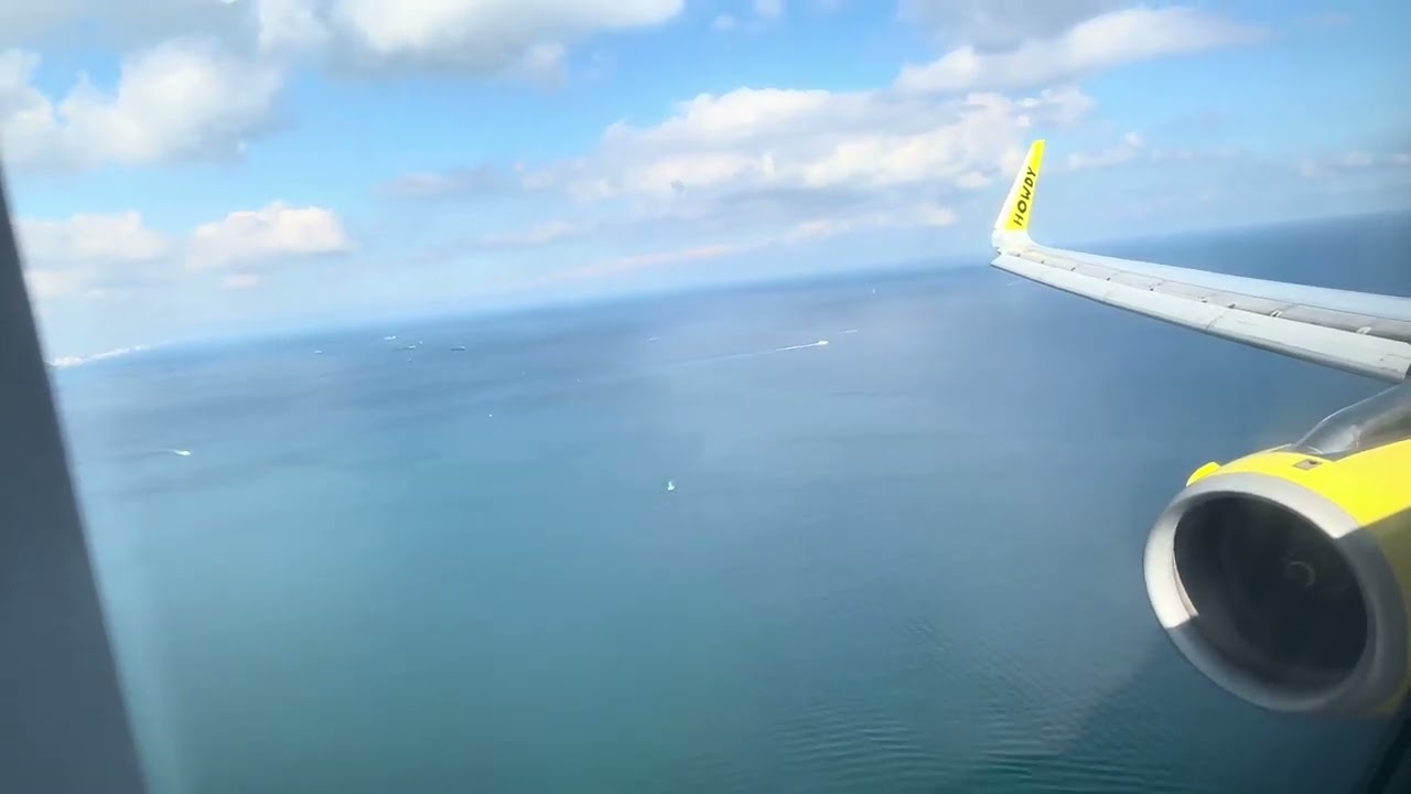 Spirit A321 landing into Fort Lauderdale KFLL