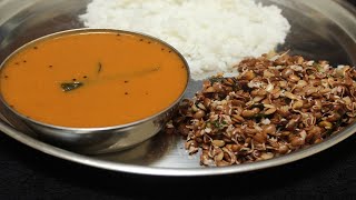ಬಸ್ಸಾರು I Bassaru Recipe (village style) with palya | Karnataka recipes | horsegram ,sprouts sambhar